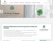 Tablet Screenshot of drkoenig.com